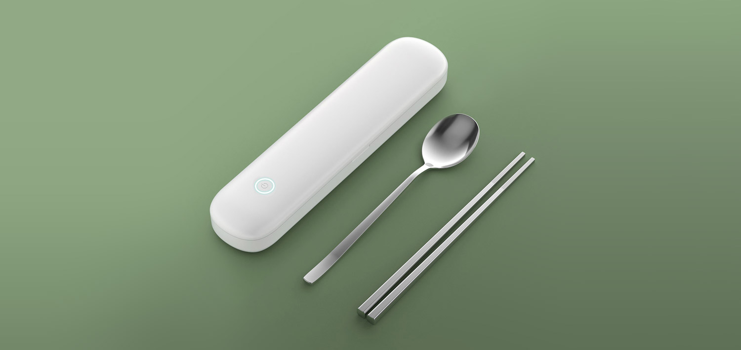 Chopstick & Cutlery UVC Sterilizer Case