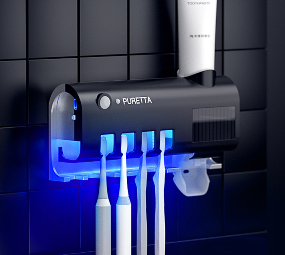 Puretta UVC Smart Toothbrush Sterilizer Rack